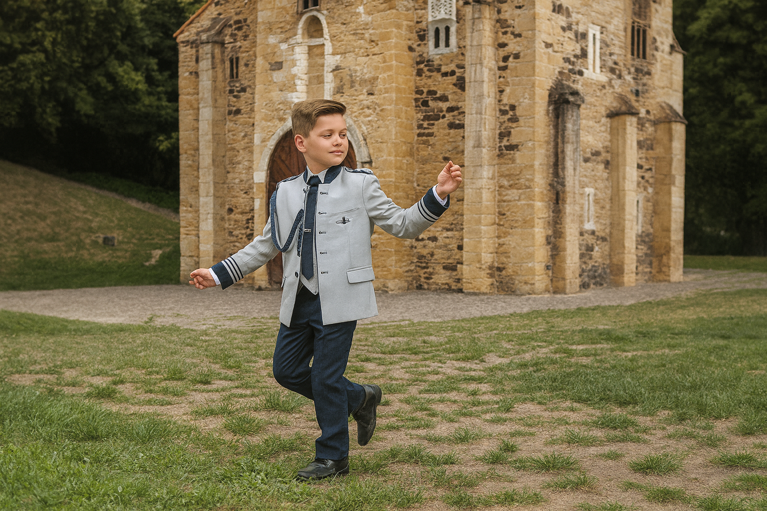 Niño de Comunión en San Miguel de Lillo